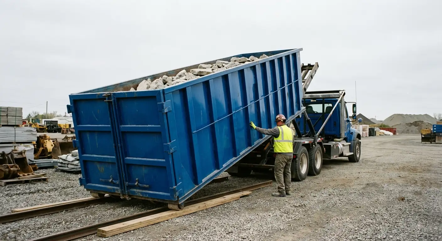 Heavy duty concrete dumpster specifications in Chandler, AZ