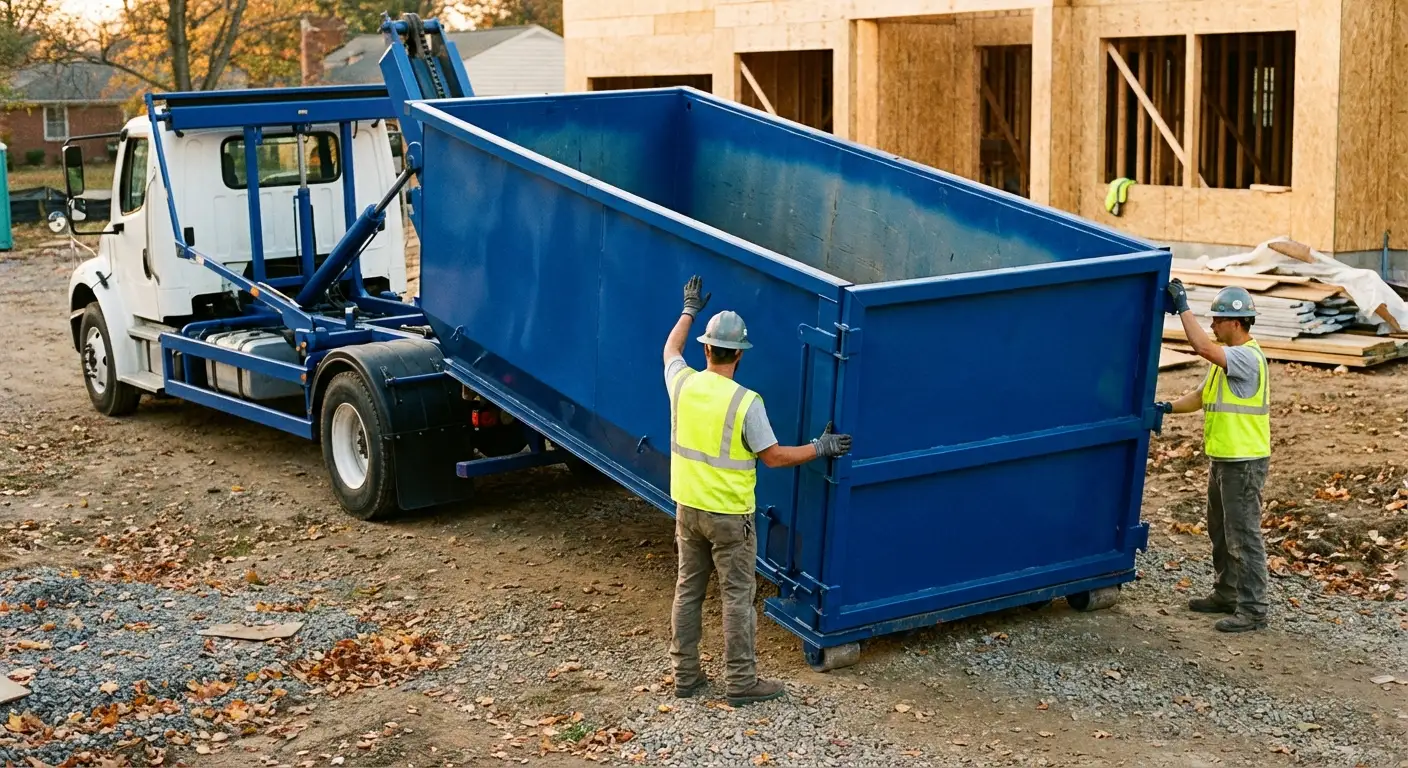 Construction dumpster delivery and waste management in Chandler, AZ
