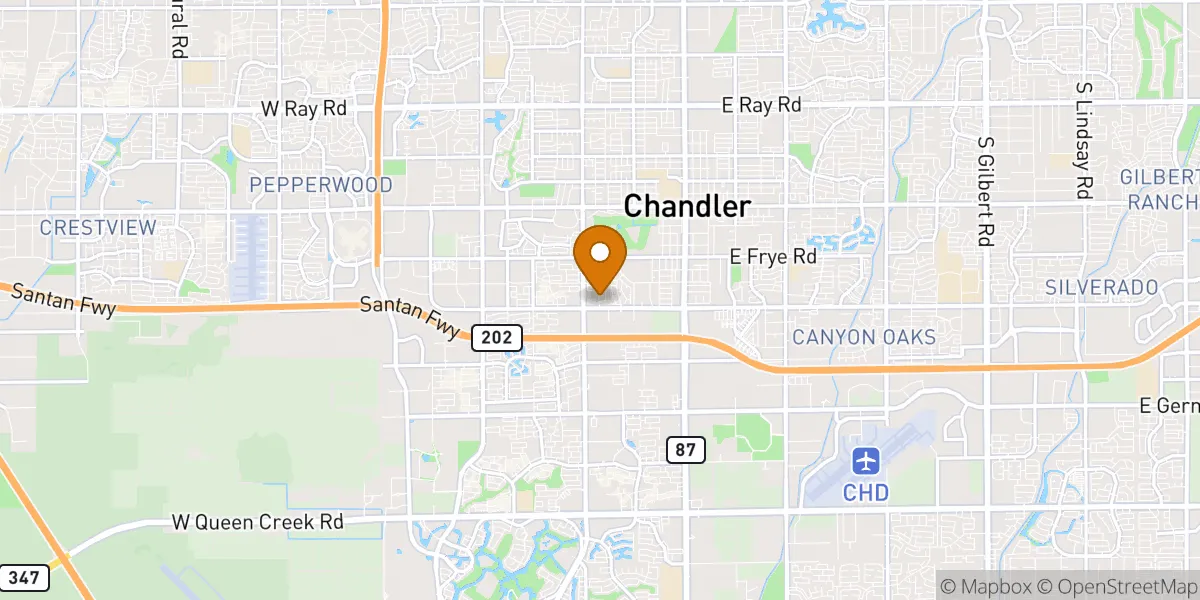  neighborhood map in Chandler, AZ