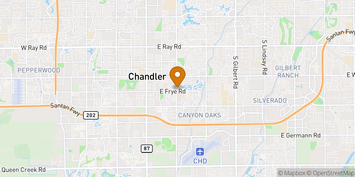 neighborhood map in Chandler, AZ