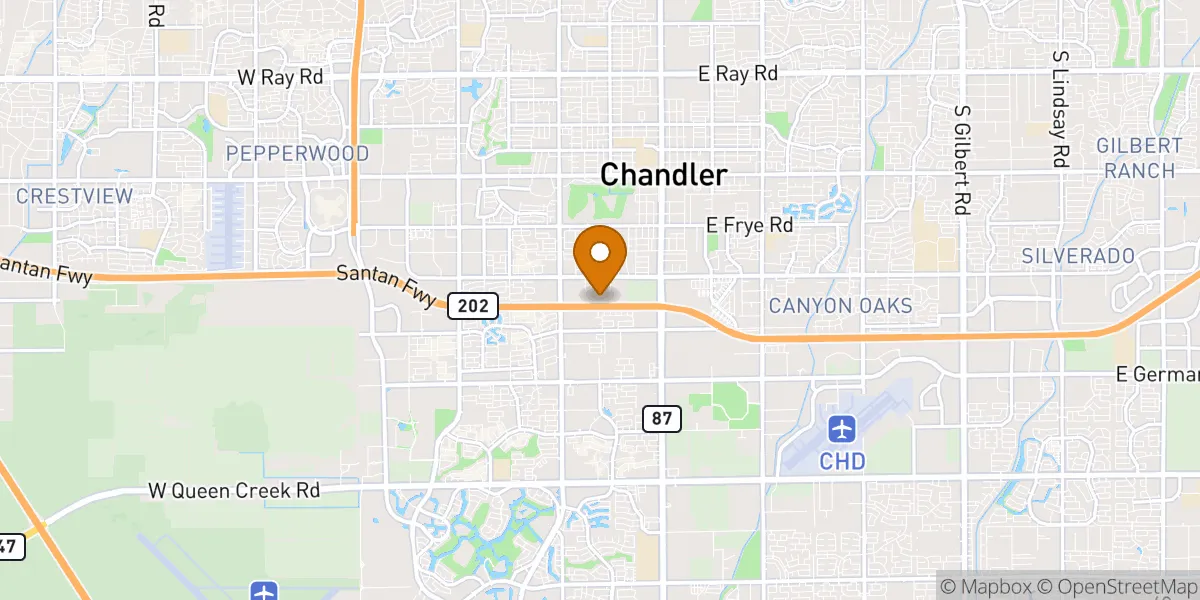  neighborhood map in Chandler, AZ