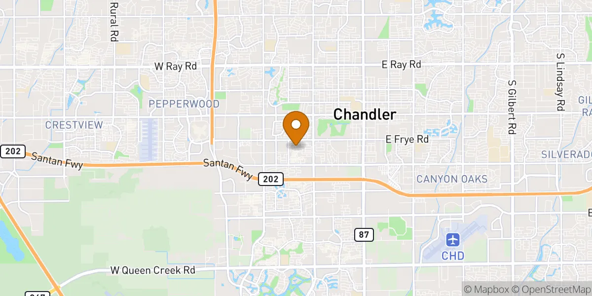  neighborhood map in Chandler, AZ
