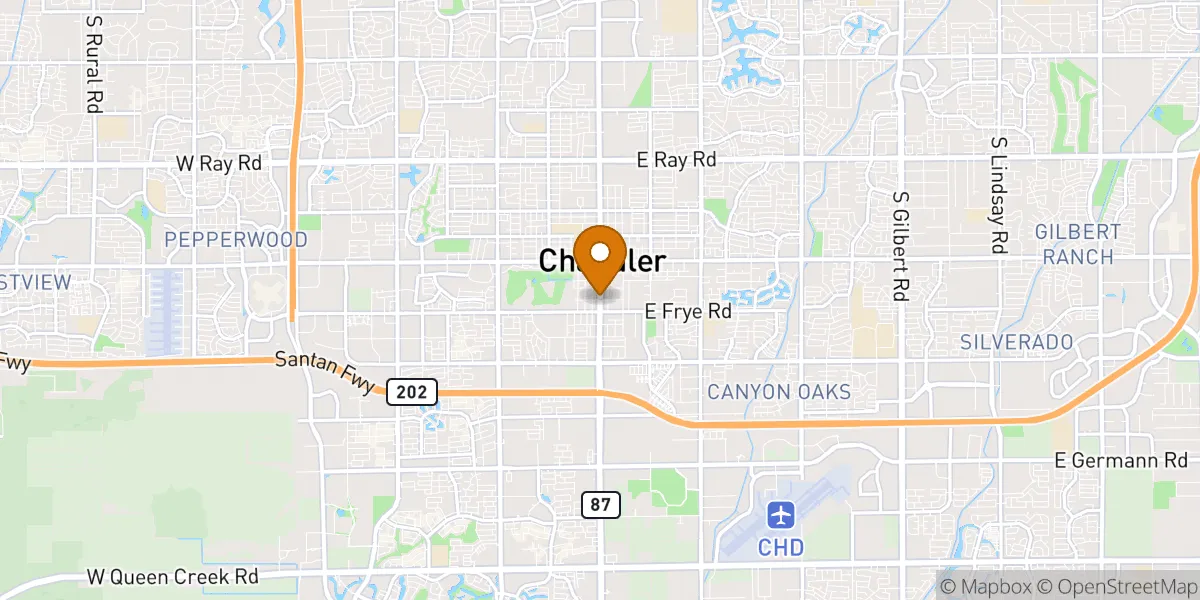  neighborhood map in Chandler, AZ